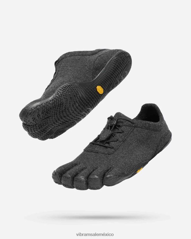 calzado XLB08X15 Vibram lana ecológica kso gris negro hombres