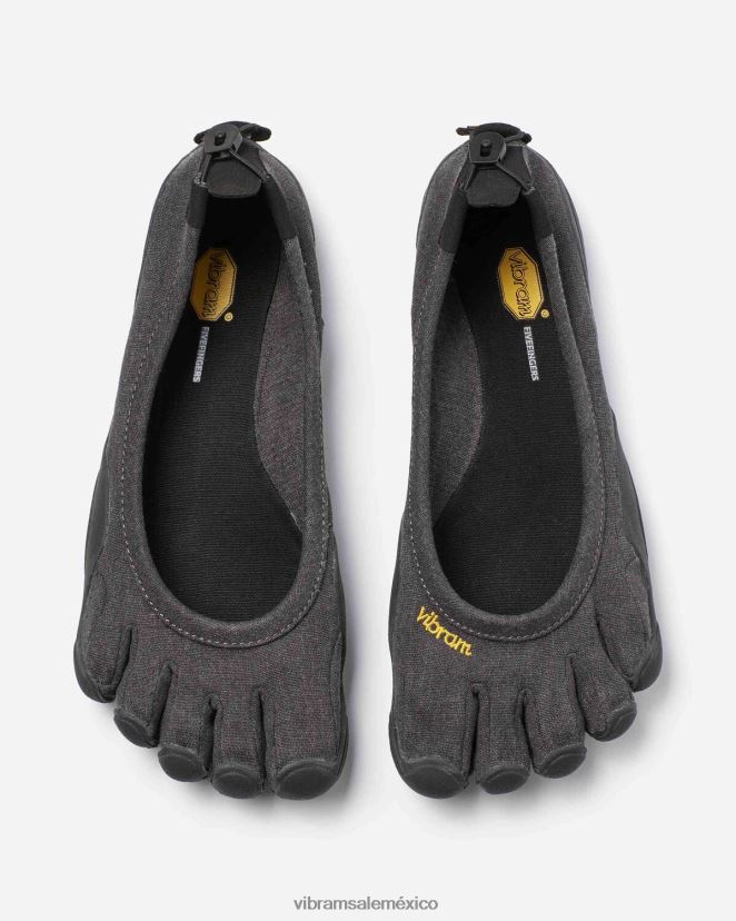 calzado XLB08X97 Vibram ecológico clásico negro hombres