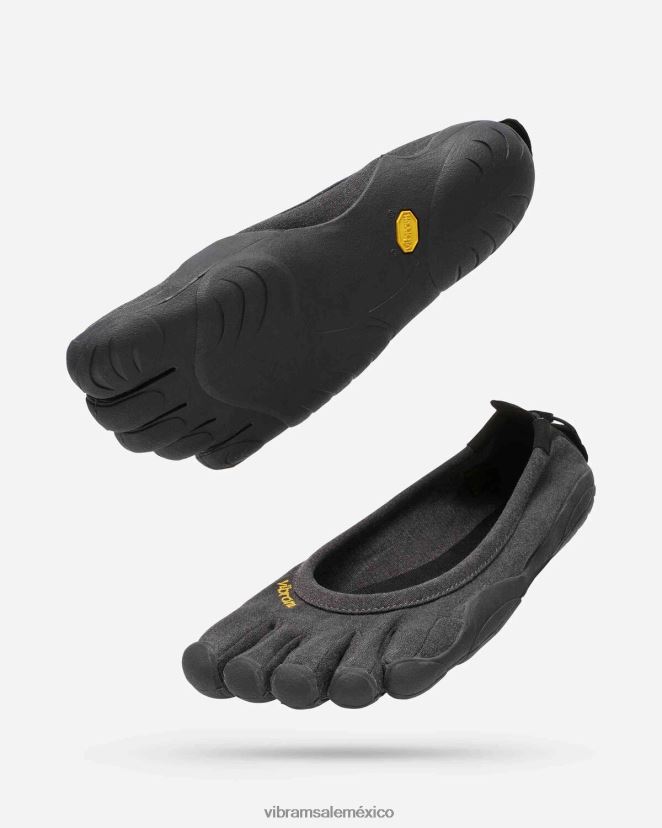 calzado XLB08X97 Vibram ecológico clásico negro hombres