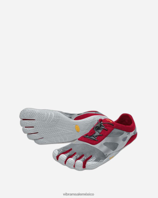 calzado XLB08X65 Vibram kso evo gris/rojo hombres