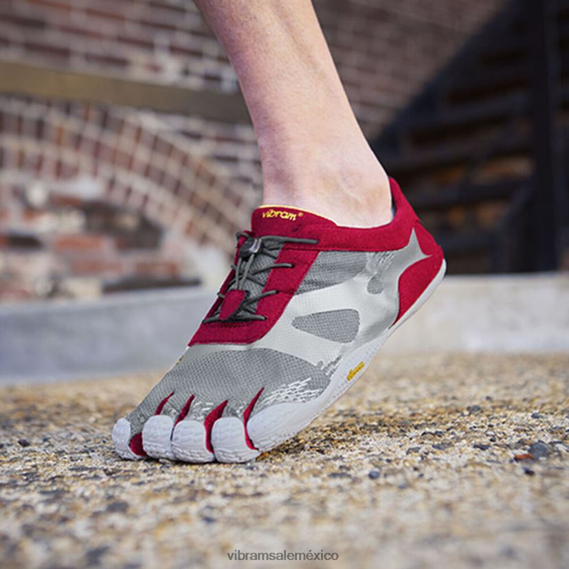 calzado XLB08X65 Vibram kso evo gris/rojo hombres