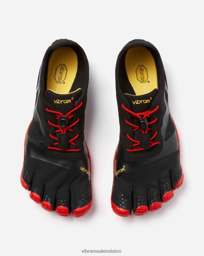 calzado XLB08X9 Vibram kso evo negro/rojo hombres