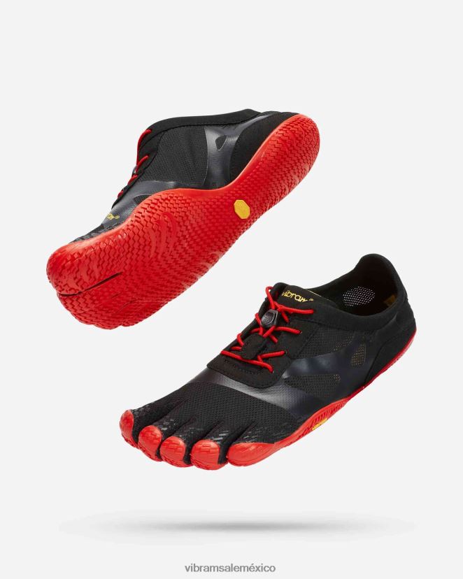 calzado XLB08X9 Vibram kso evo negro/rojo hombres