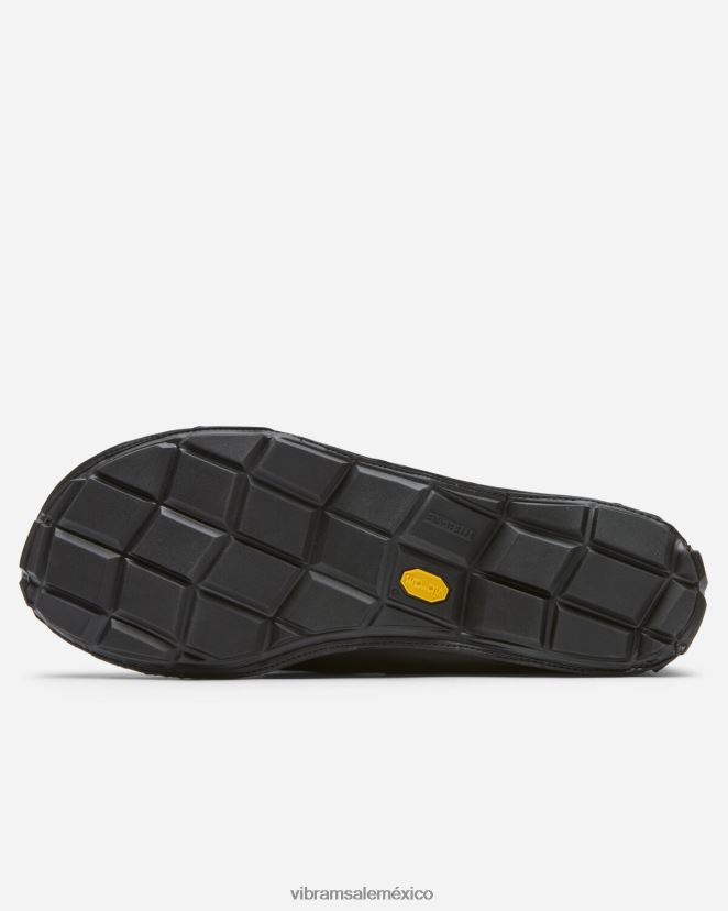 calzado XLB08X126 Vibram un cuarto de cuero negro hombres