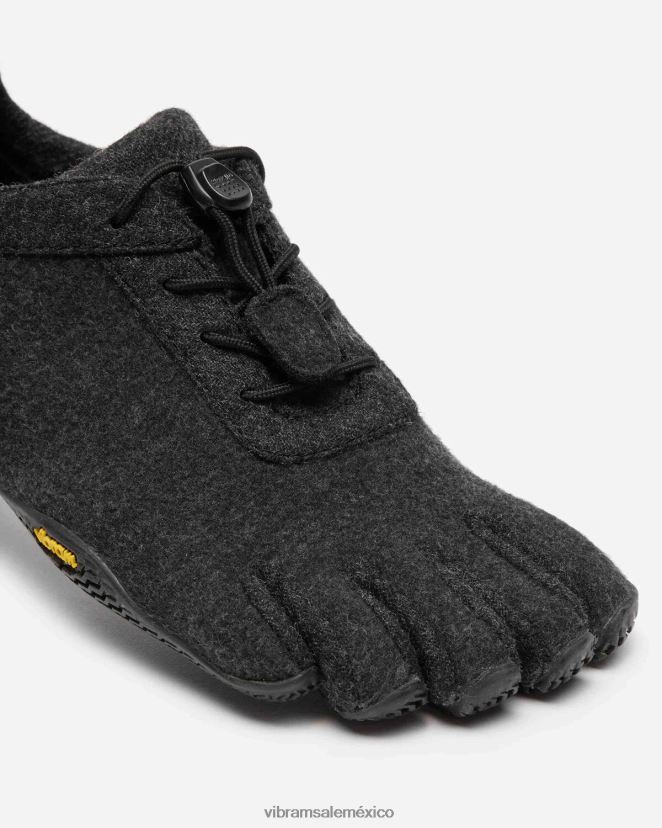 calzado XLB08X99 Vibram lana ecológica kso gris negro mujer