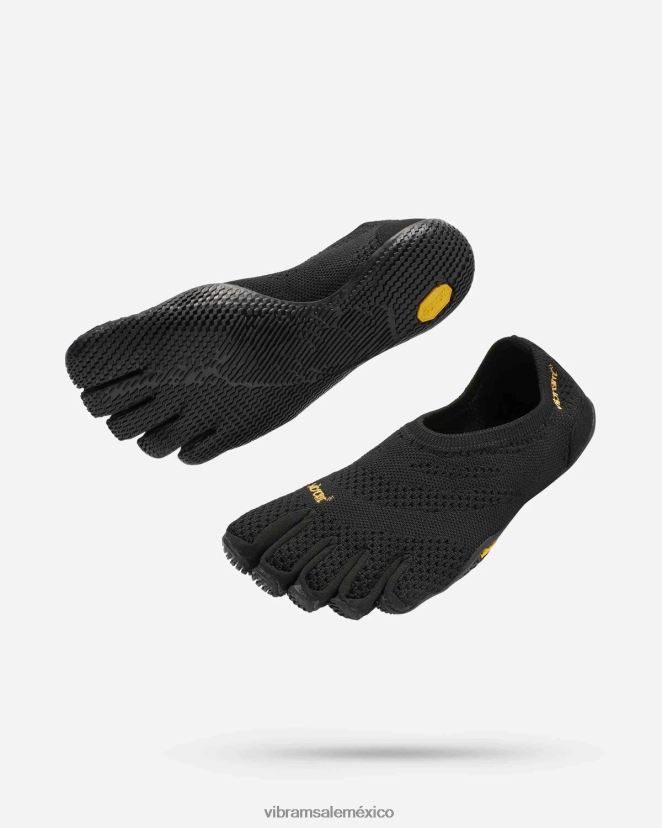 calzado XLB08X70 Vibram el-x de punto negro mujer