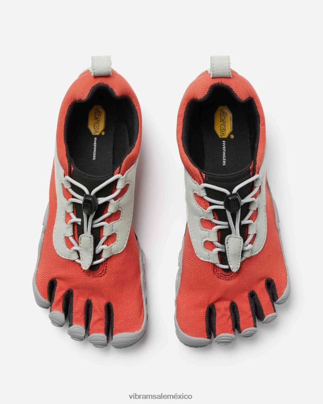 calzado XLB08X105 Vibram v-ejecutar retro rojo/negro/gris mujer