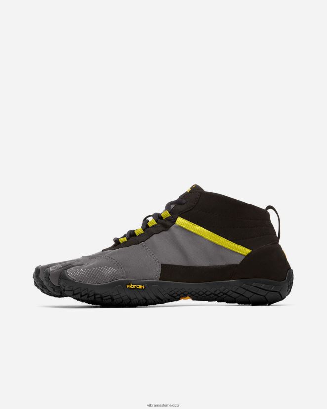 calzado XLB08X113 Vibram caminata en v negro/gris/citronela mujer