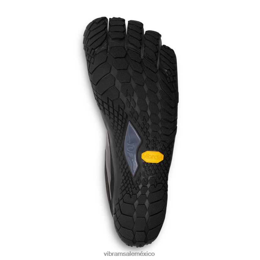 calzado XLB08X113 Vibram caminata en v negro/gris/citronela mujer