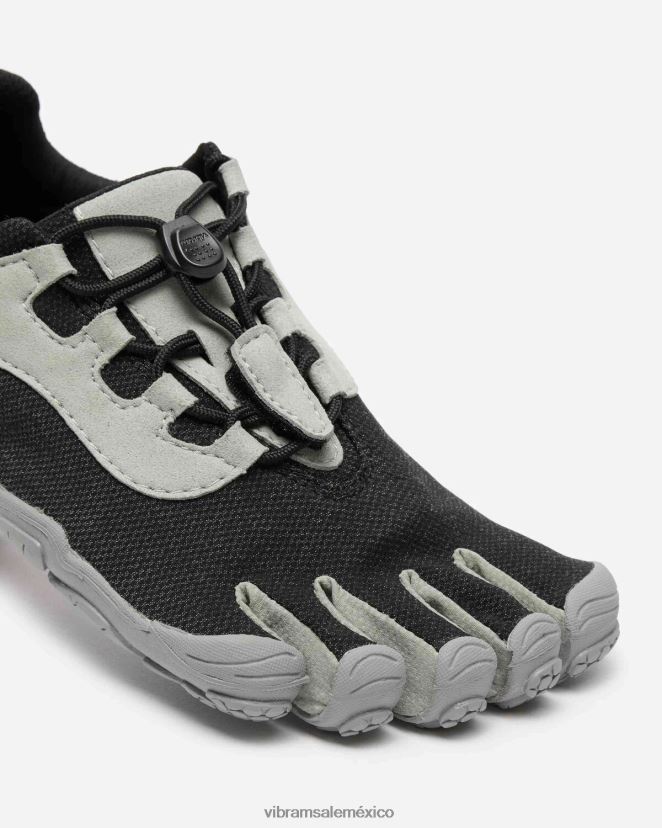 calzado XLB08X33 Vibram v-ejecutar retro Gris oscuro mujer