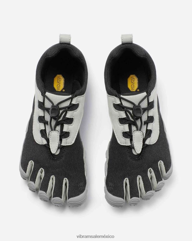 calzado XLB08X33 Vibram v-ejecutar retro Gris oscuro mujer