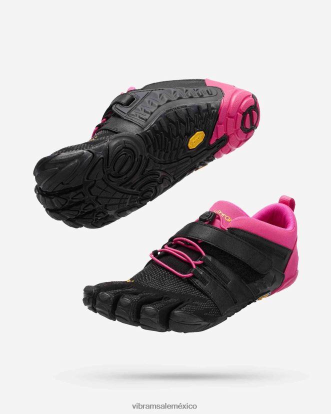 calzado XLB08X72 Vibram tren v 2.0 negro/rosa mujer