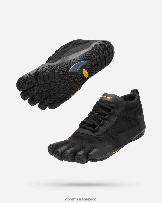 calzado XLB08X98 Vibram v-trek aislado negro mujer